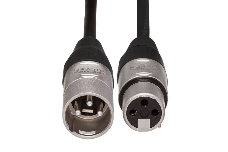Hosa HXX-015 REAN XLR3F to XLR3M Pro Balanced Interconnect Cable, 15 Feet - Image 1